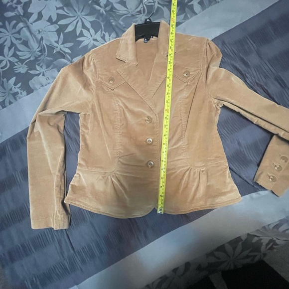 Vintage Y2K Women's Brown Corduroy Jacket - Picture 11 of 16